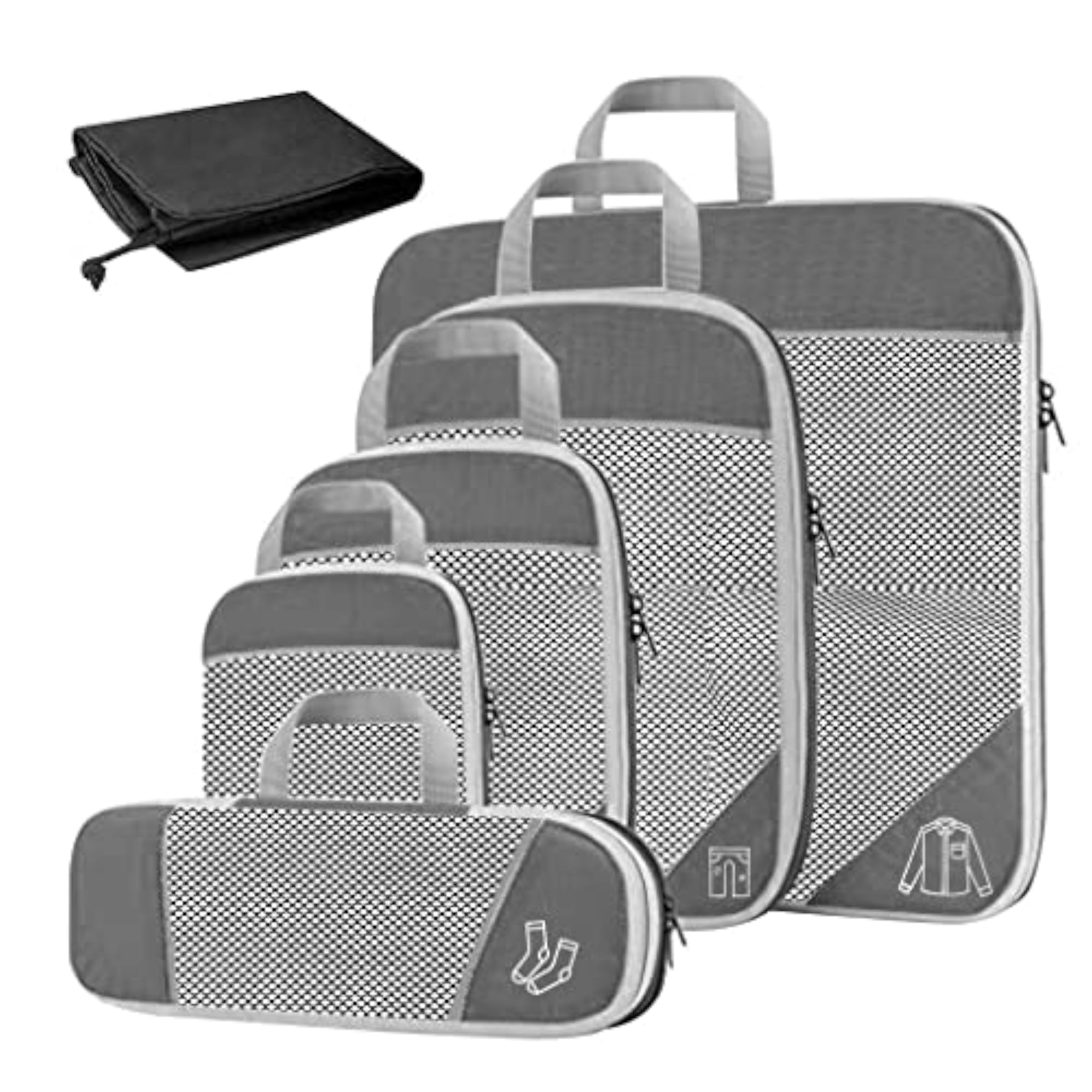 Lightweight Compression Packing Cubes for Easy Access